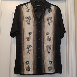 NWT Men's Boca Classics Hawaiian Palm Tree Shirt